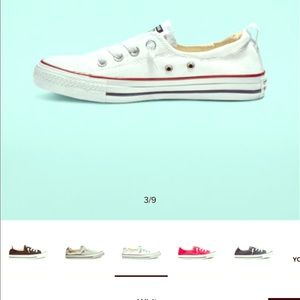 Classic white shoreline ladies converse